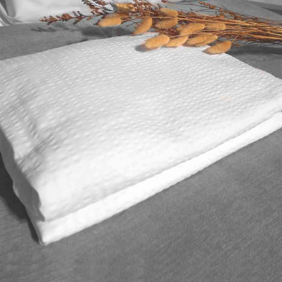 Cearceaf pat Double 100% bumbac Creponat 220x240 cm