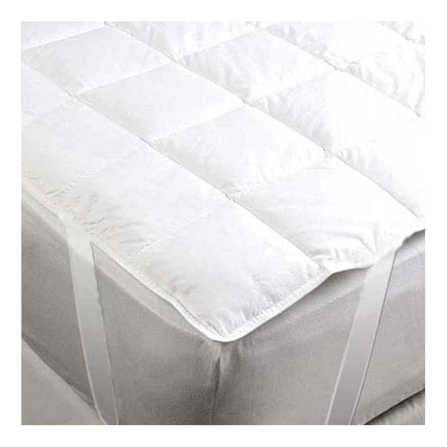 Husă matlasată Renforce din bumbac alb 120×200 cm