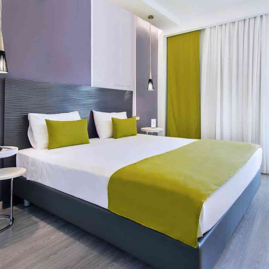 Lenjerie pat Double Satin Policotton, Plain Roma