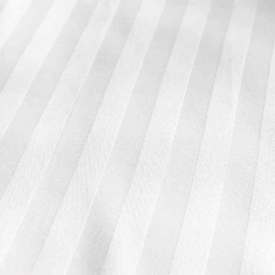 Lenjerie pat Matrimonial Satin 100% bumbac, dungi Astra