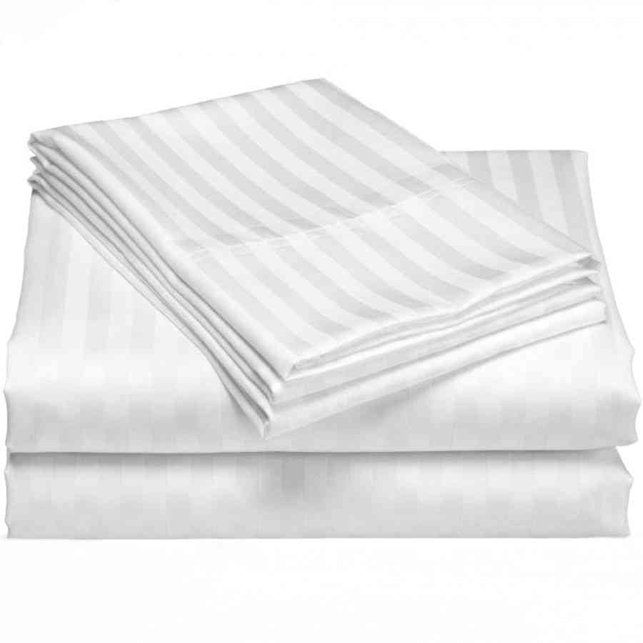 Lenjerie pat Single Satin 100% bumbac, dungi Astra