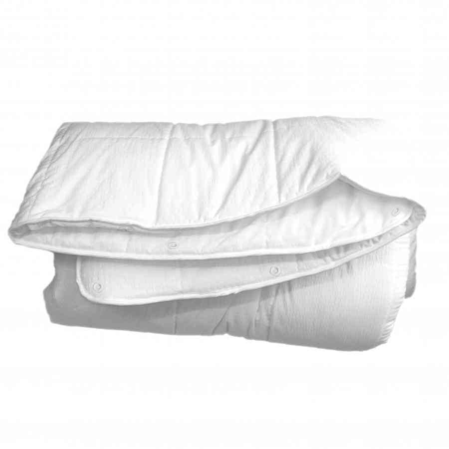 Pilota matlasata 4 ANOTIMPURI Creponat 100%bumbac alb 150X210CM