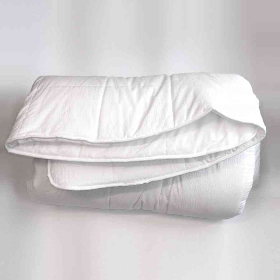 Pilota matlasata Primavara-Vara Creponat 100%bumbac alb 150X210CM