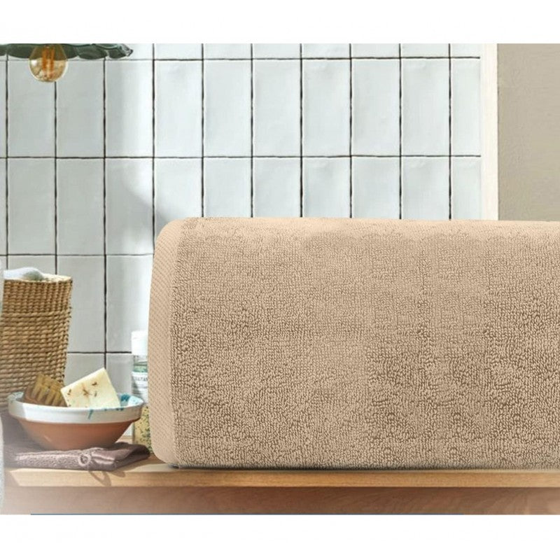 Prosop de piscina/SPA 100% bumbac model Plain culoare SAND 75x170cm